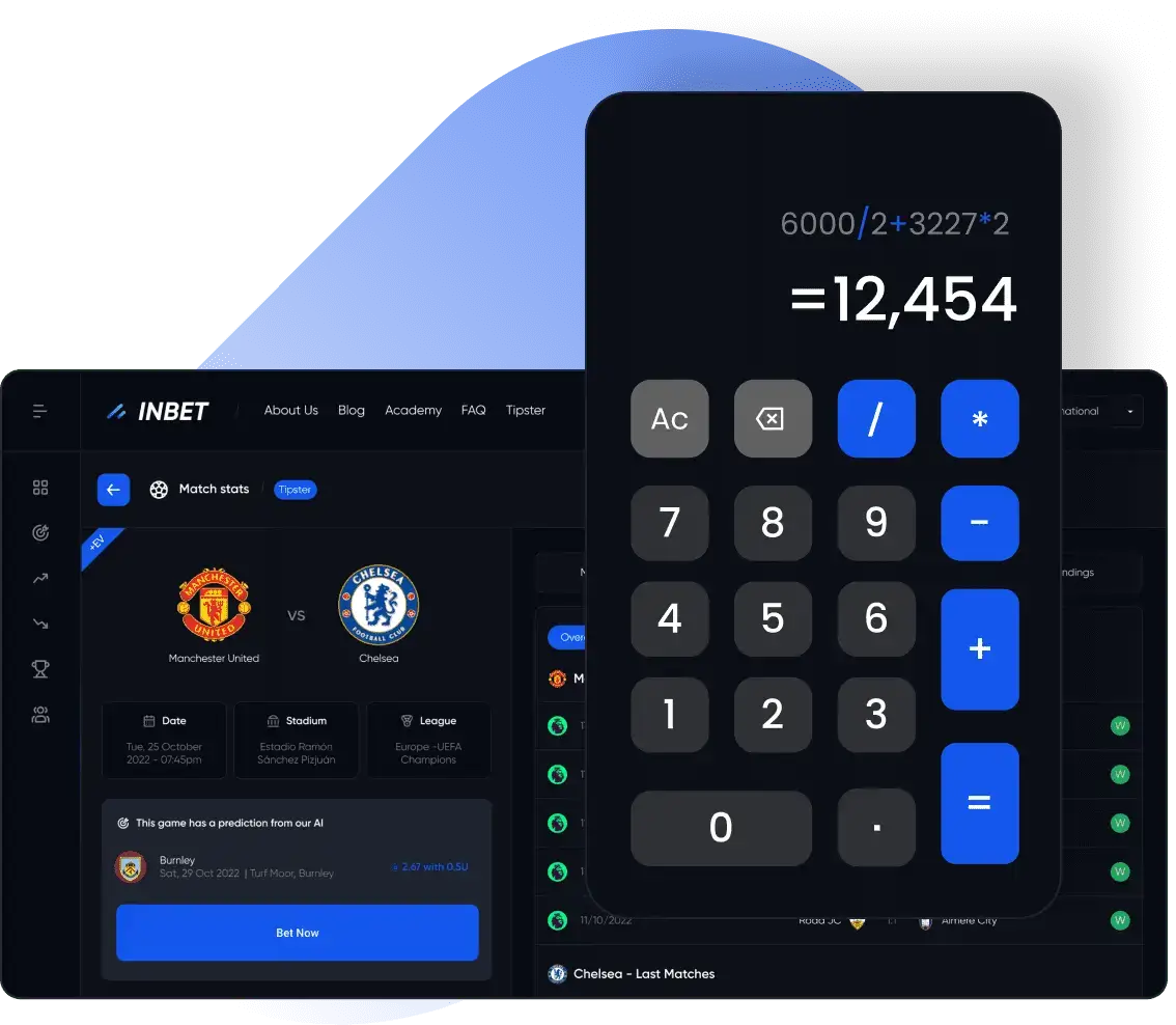 Calcule ganhos potenciais com InBet